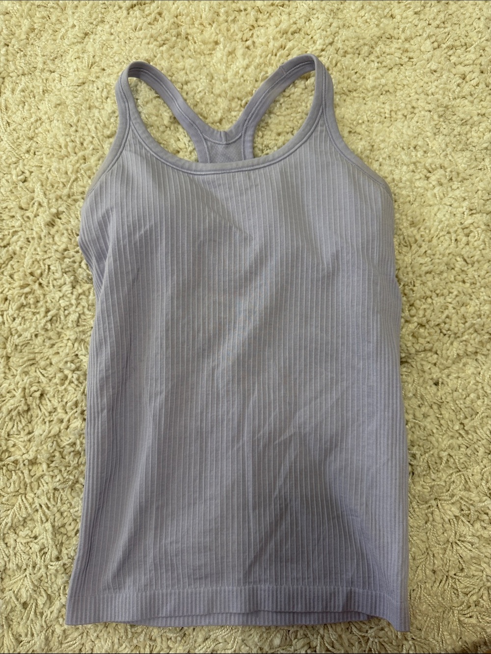 lululemon Ebb to street Ribbed Racerback Tank - Lavender (more color in person)